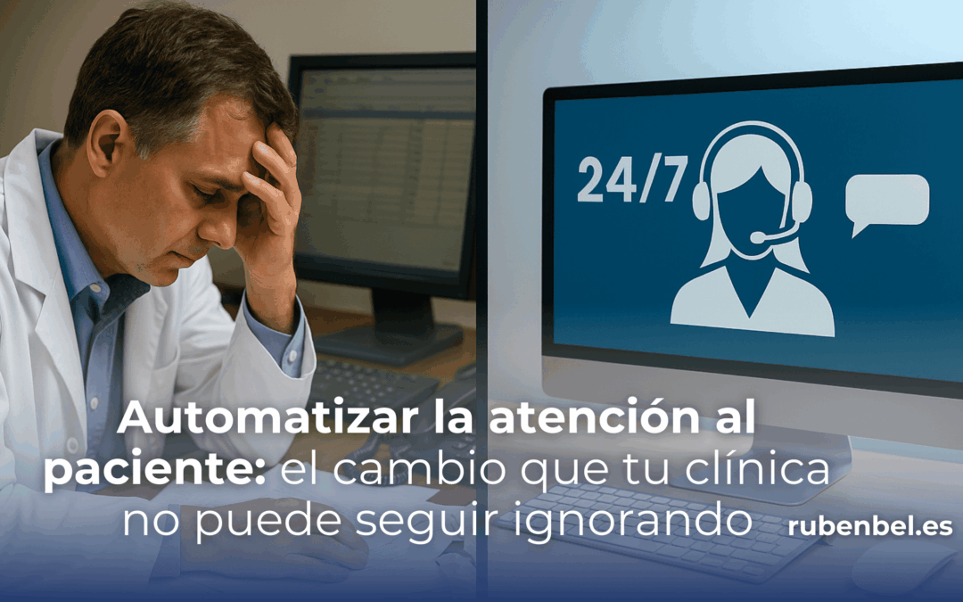 Automatizar atención al paciente: transforma tu clínica y reduce ausencias hoy