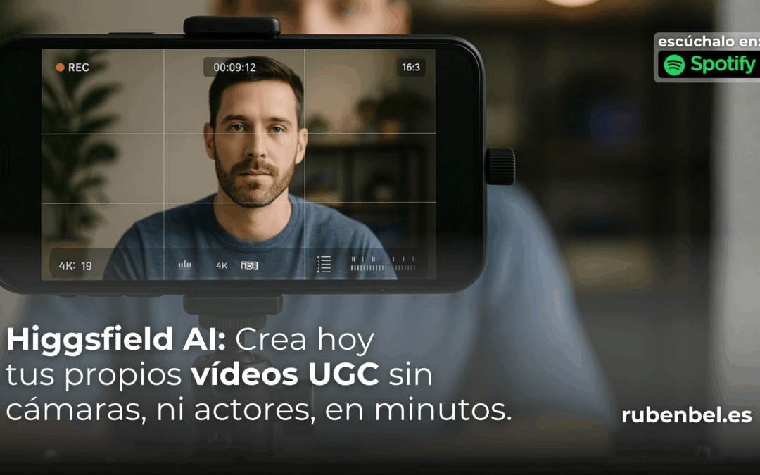 Generacion de contenido UGC IA. Aprende gratis